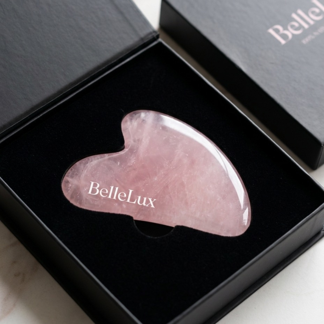 BelleLux Rozenkwarts Gua Sha